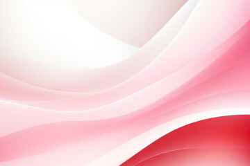 White and pink abstract wave background. Generative Ai