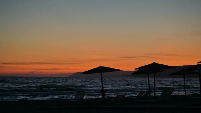 The beautiful Agios Ermogenis Beach Limassol in Cyprus
