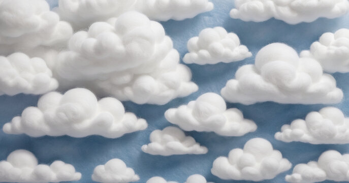 cotton wool clouds decor