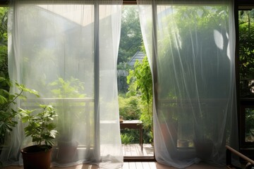 Mosquito Net Used On House Windows For Insect Protection