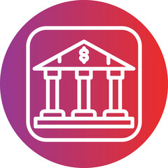 Bank app Icon style