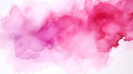 Abstract pink watercolor art background for cards, flyer, poster, banner and cover design. Hand drawn flower illustration for Valentines Day.