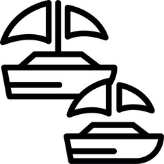 Sailing race Icon