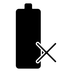 battery glyph icon