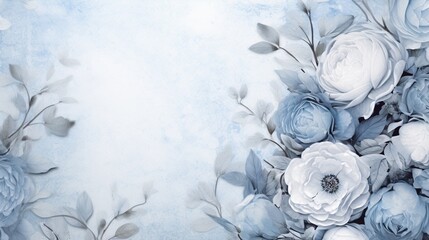 Subdued sky blue cardstock with a touch of frost, ideal for creating a refined background