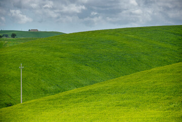 Lucania summer countryside landscape, Basilicata, Italy