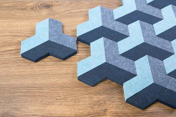 Methods of decorative design from acoustic panels