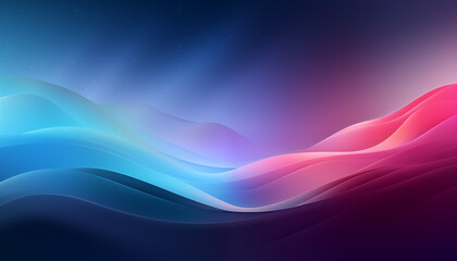 Abstract wallpaper inspired by an aurora borealis. Smooth wave pattern and gradient.