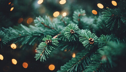 Fototapeta na wymiar Christmas tree branches
