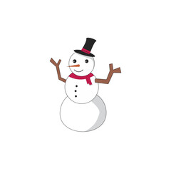 snowman with hat