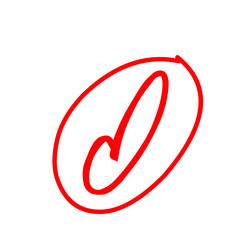 Check mark icon vector