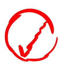 Check mark icon vector