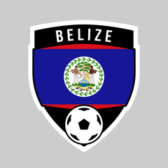Shield Football Team Badge of Belize