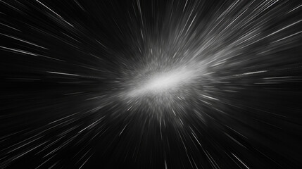 Obraz premium Abstract technology background Black and White light lines. 3d rendering, 3d illustration. 