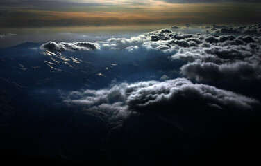 clouds over the Damavand
