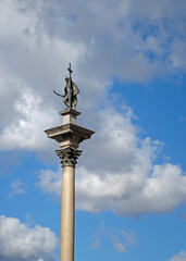 Fototapeta na wymiar Sigismund's Column in Warsaw, Poland
