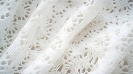 Crochet patterns. White tablecloth in traditional knitting - 685354998