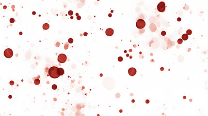 Seamless realistic blood splatter texture on white background