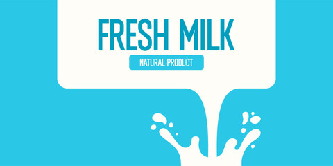 The original concept poster to advertise milk.