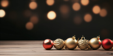 christmas background with balls and snowflakes celebration invitation gift card wallpaper