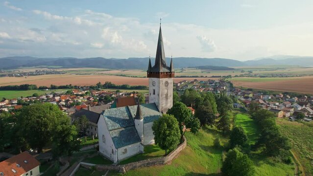 Old church in the village of Spissky Stvrtok, Slovakia.