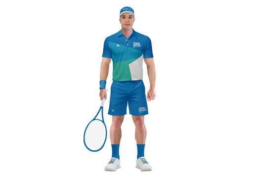 Tennis Player Mockup