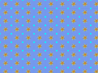 Double Star shape Seamless abstract geometric Patterns Vector background illustration