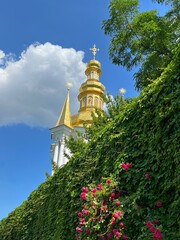 Fototapeta na wymiar Church Kyiv Pechersk Lavra orthodox monastery
