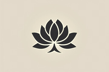 Yoga symbol lotus flower beauty