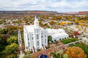 The Sain George, Utah, Lds temple 