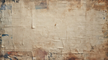 Newspaper, grunge, distressed, texture