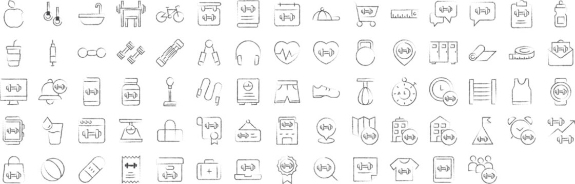 workout, exercise icons #Ad , #Sponsored, #workout#exercise#icons