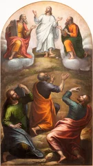 Tuinposter VICENZA, ITALY - NOVEMBER 5, 2023: The painting  of  Transfiguration in the Cathedral by unknown artist. © Renáta Sedmáková