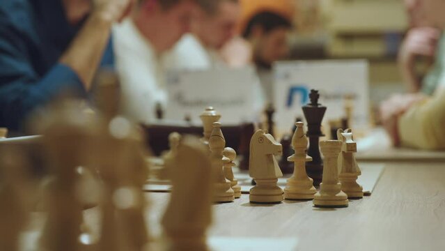 The process of playing chess, chess tournament, chess, chess game