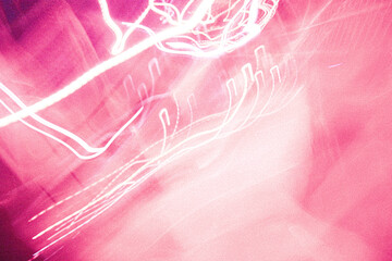 Pink red blurry background with squggly lines. Backdrop photoshop overlay light leak for effects in...