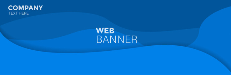 blue background with space for text, Blue abstract background, illustration of a background, Web banner