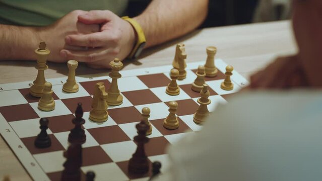 The process of playing chess, chess tournament, chess, chess game
