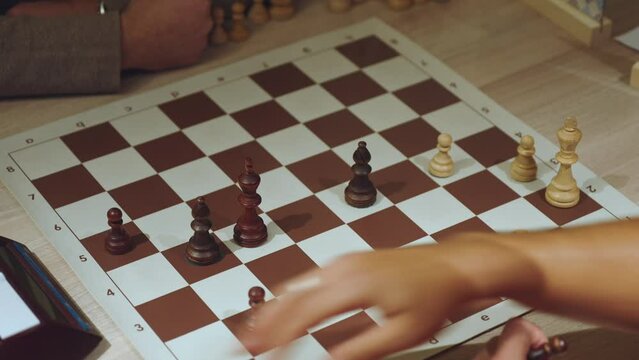 The process of playing chess, chess tournament, chess, chess game