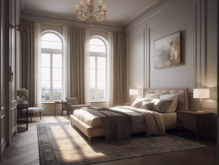 Modern Marvel: Experience the Luxurious Comfort of this Sleek Hotel Sanctuary!