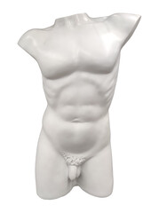 Statue of nude figure man body