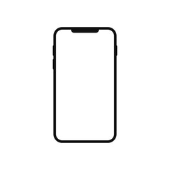 Phone frame icon. Smartphone icon in vector PNG. Mobile phone icon