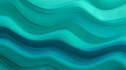 Dynamic zigzag lines in shades of teal and turquoise on a 3D background, adding a modern touch.