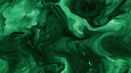 Seamless vivid green marble texture with dark and light swirls