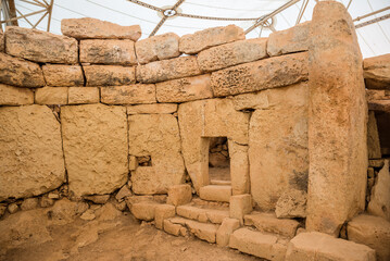 Ħaġar Qim is a megalithic temple complex found on the Mediterranean island of Malta, dating from the Ġgantija phase (3600-3200 BC) The Megalithic Temples of Malta are among the most ancient religious
