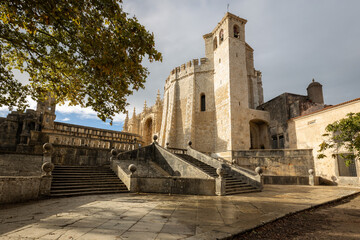 Fototapeta na wymiar The medieval castle and monastery of Tomar, Portugal