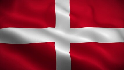 Malta flag waving animation, perfect loop, official colors, 4K video