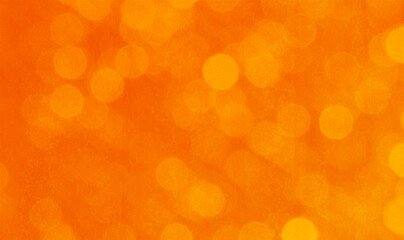 Orange bokeh background for seasonal, holidays, event celebrations and various design works