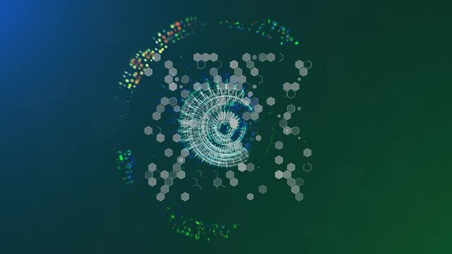 Abstract hi-tech digital technology concept web background