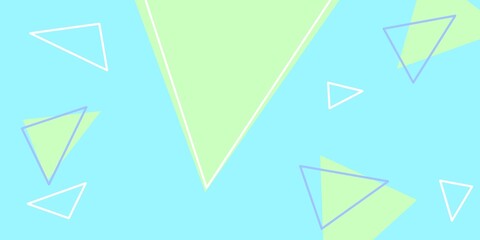 abstract geometric background triangle simple blue green color