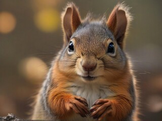 Naklejka na ściany i meble squirrel on Squirrel Appreciation Day